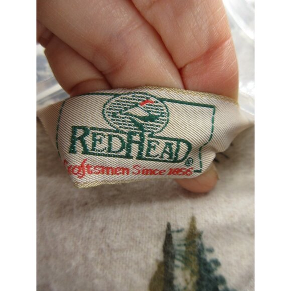 VINTAGE RedHead Shirt XXL Flannel Button Down Duck Hunting 80s 90s - Picture 9 of 11